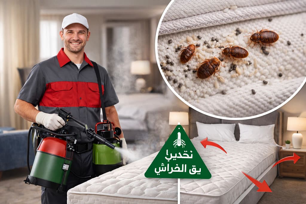 رش بق الفراش بجدة