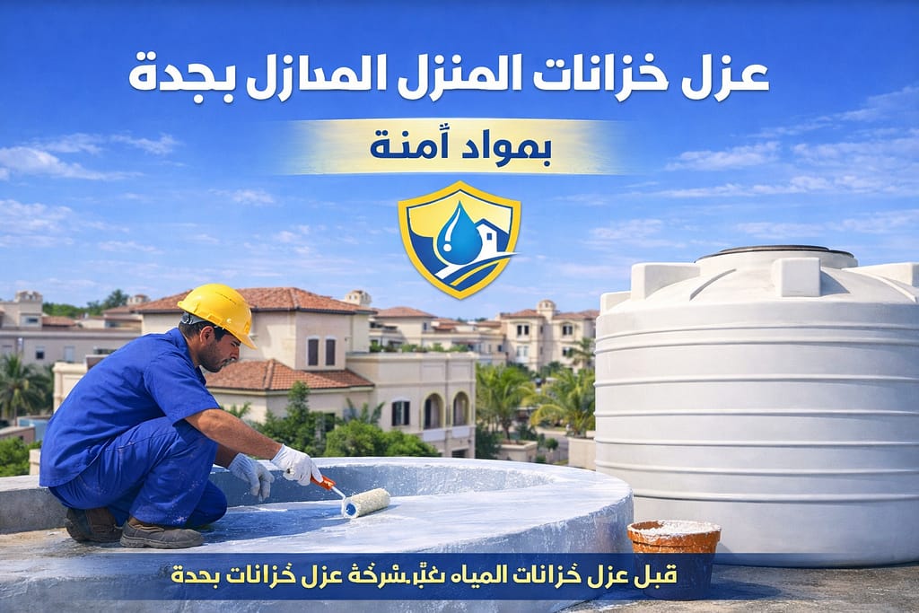 شركة عزل خزانات المنزلية بجدة بمواد امنة